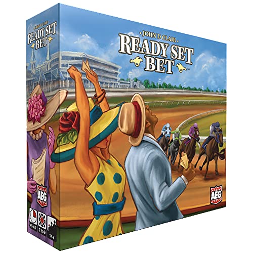 Alderac Entertainment Group (Aeg) Ready Set Bet - Alderac Entertainment Group, Horse Racing Betting Board Game, Ages 14+, 2-9 Pl