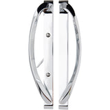 Rockwell Security Modena Contemporary Sliding Door Handle in Polished Chrome