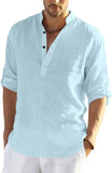 Bellstone Men'S Cotton Blend Solid Regular Shirt (Kurta800_Aqua_S