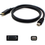 Addon 5 Pack Of 1.82M (6.00Ft) MiniDisplayport Male To Displayport Male Black A