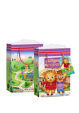 Pack of 16 theme Return Gift Paper Bags|Made in India|Tiger theme carry bag (14.2x10.5x5 inches)