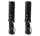 Mytee Products 2 Pack Square Gooseneck Trailer Coupler w/Load Bearing Pin Set Compatible w/ 2-5/16 Hitch Ball 25,000 Lbs WLL, Co