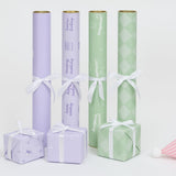 Confetti Gifts Lavender & Green Gift Wrapping Paper Sheet Premium Design Paper for Packing, Printed Wrapping, Gift Cover 12pcs (