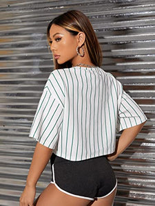 Toplot Women'S Casual Printed Crop Top With Half Sleeve Pack Of 2 (Combo-5098-Wht-Sml-Xl),White-Smile,,B0CFTXJQ3L