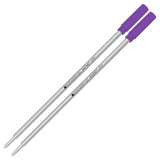 Monteverde Ballpoint Refill to Fit Cross Ballpoint Pens, Medium Point, Soft Roll, Purple, 2 per Pack (C132PL)