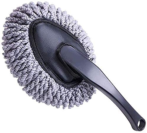 Shopping Gd Multi-Functional Car Duster Cleaning Dirt Dust Clean Brush Dusting Tool Mop Gray Car Cleaning Products