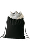 FalconOne Shoe Bag | Black Polyester Shoe Bag With Drawstring | Microfiber Interior