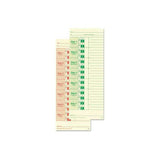 Lathem Time Cards, Weekly, 2Sided, 3 3/8 x 9, Box Of 100