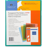 Sparco Products Transparent File Holder