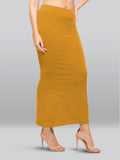Lyra Lycra Saree Shapewear Petticoat For Womens Sarees Mustard Mustard 2Xl