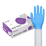 Daddy's Choice Disposable Blue Nitrile Gloves, Size Medium, No Latex, No Powder, Safe Working Gloves, House Cleaning gloves,100p