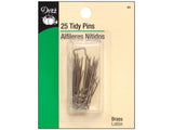 Dritz 65 Tidy Pins, NickelPlated Brass (25Count)