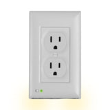 briteOWL - Lighted Outlet Cover Plate, Wall Outlet Cover with Light for Power Outages During Ice Storm & Hurricanes, Disaster Pr