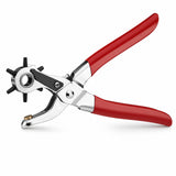 J.V Enterprise Heavy Duty Leather Hole Punch Tool | 6 Size Revolving Belt Hole Puncher For Leather, Belts, Watch Straps, Shoes &