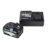 Metabo HPT MultiVolt Battery and Charger Starter Kit | 36V/18V | 4.0Ah/8.0Ah | Lithium Ion | Slide Style | Charger Includes Buil