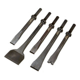 Mayhew Tools 32023 Pnematic Scraper, 5Piece Set, Black Oxide Finish