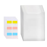 MERISHOPP 36Pcs Scrapbook Paper Storage Organizer Versatile Practical Semi Transparent