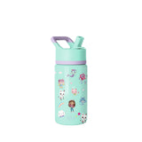 Simple Modern Kids Summit Water Bottle with Straw Lid | Gabby's Dollhouse 14oz Stainless Steel Cup Insulated Tumbler for Toddler