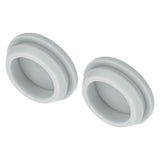 MECCANIXITY 2pcs Silicone Snap in Locking Hole Plugs,26mm/1 Inch Mounting Diameter Narrow Groove Width 2.5mm Panel Seal Cover Ro