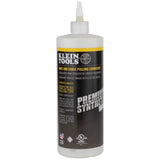 Klein Tools 51010 Premium Synthetic Wax Wire and Cable Pulling Lubricant, Made in USA, 1Quart Squeeze Bottle