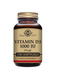 Solgar Vitamin D3 (Cholecalciferol) 25 MCG (1000 IU), 250 Softgels Helps Maintain Healthy Bones & Teeth Immune System Suppor