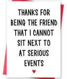 MQMRYeto Funny Best Friend Birthday Card for Men Women, Good Ideal Gift for Him Her, Happy Friendship Birthday Card, Touching Be