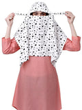 Viraaji Pure Cotton Face Short Scarf Mask For Women | Stylish Printed Head Scarf For Sun Protection | Breathable Cotton Driving 