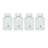 RIVERWELD TIG Quartz Nozzle Clear Glass Cups 53NQ61S 8# 1/2 12.5mm 53N61S for SR WP 9 17 18 20 25 26 TIG Welding Torches Pack of