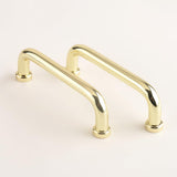 funifiti 5 Pack Kitchen Drawers Handles Gold 3-3/4 Inch Hole to Hole Center Pulls for Cabinets and Dresser Contemporary Decorati