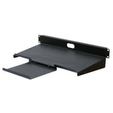 Quest Manufacturing Keyboard Shelf With Reversible Mouse Tray, 1 Unit, 19 x 8D, Black (ES10190108)
