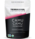 Terrasoul Superfoods Organic Camu Camu Powder, 3.5 Oz, Amazonian Superfruit for Immune Support, Smoothie Boost, and Vitamin C An