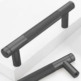 Ntresbonne 12 Pack 3 3/4 Inch 96 mm Black Barrel Cabinet Pulls Cupboard Aluminum Handles Drawer Pull Cabinet Handles