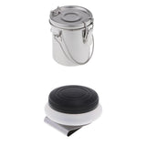 VELURA 2ets Brush Washer Stainless Steel Brush Cleaner Single Palette Cup Clip|1 Piece Stainless Steel Brush Cleaner|Other Paint
