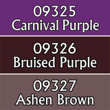Purples Triad Acrylic Reaper Master Series Hobby Paint Dropper Bottles Reaper Miniatures