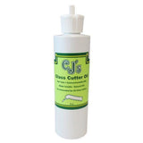 CJs 8oz. Glass Cutting Oil Made for All Oil Fed and Dry Wheel Cutters Makes Even The Most Intricate of Cuts Easier Enviro