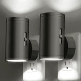 LED Night Light Plug in, Modern Night Lights Plug into Wall, Dusk to Dawn Sensor, 5-300LM Adjustable Brightness,Daylight 5000K,D