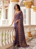 Womanista Womens Woven Design Art Silk Ready To Wear Saree (Ti4127_Violet)