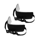 The Style Sutra 2X Neck Pillow Straps Comfortable Sleeping Portable Airplane Travel Neck Rest Black|2 Pieces Head Support Bands|