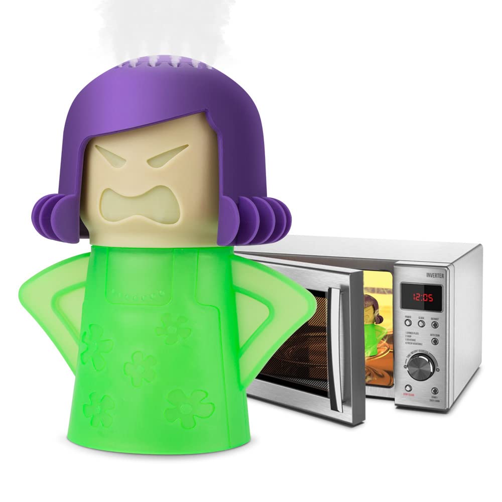 Zemyaogh Angry Mama Microwave Cleaner Angry Mom Microwave Oven Steam Cleaner