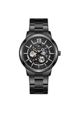 Kenneth Scott Men'S Watch, Automatic Display And Stainless Steel Strap - K24324-Bbbb, Black