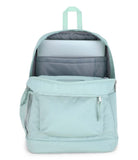 Jansport Cross Town Plus Backpack - Large Main Compartment, Side Water Bottle Pocket, 15-Inch Padded Laptop Sleeve - Fresh Mint