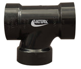 Valterra LLC D502752 Sanitary TEE, 1-1/2 HUB, Black