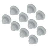 MECCANIXITY 10pcs Silicone Snap in Locking Hole Plugs,4mm/0.2 Inch Mounting Diameter Narrow Groove Width 1.5mm Panel Seal Cover 