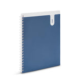 Poppin Spiral Notebook, 1Subject College Ruled Notebook, Translucent Front Cover Pocket for Added Storage, 80 Sheets, Easy Tear
