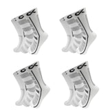 Xjarvis Rome Men'S Solid Calf Crew Combed Full Length Cotton Formal Socks Odour Free & Breathable Running Cycling & Gym Ideal For Home Office Wear Free Size (White),Pack of 12,,B0CQG6Q856