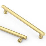 Asidrama 10 Pack 7.5 Inch(192mm) Brushed Gold Kitchen Cabinet Handles, Cabinet Pulls Kitchen Cabinet Hardware for Cupboard Drawe