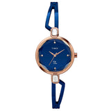 Timex Fria Analog Watch For Women With Blue Round Dial & Blue Brass Bracelet Band Water Resistant Women'S Wrist Watches - Twel15