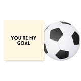 CATCHYOURDREAMS Anniversary card for Husband and Wife (Soccer) | Gift for Him or Her, Boyfriend or Girlfriend | Valentines Day 