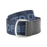 United Colors Of Benetton Quinto Men Leather Belt Blue, M 90Cm