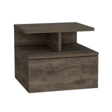 Adele Floating Nightstand -Bedroom-Dark Walnut